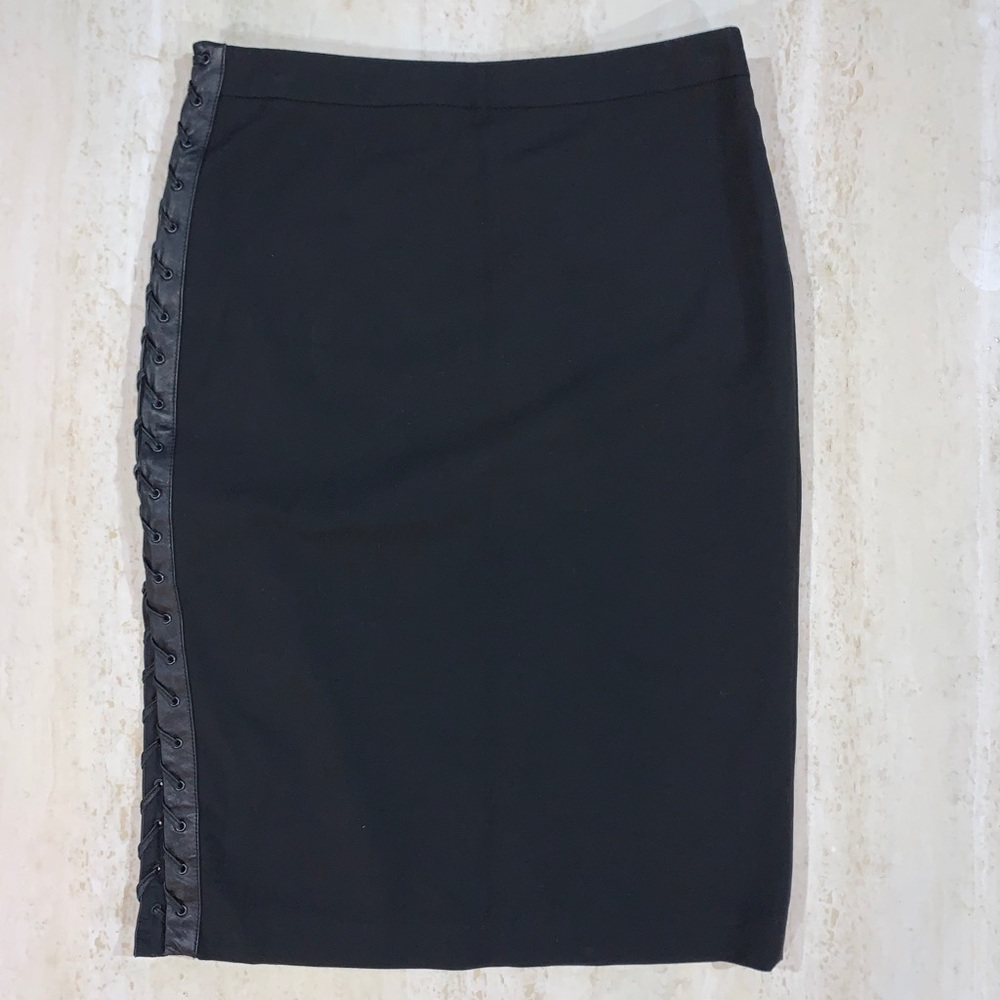 BCBGMaxAzria black pencil skirt
